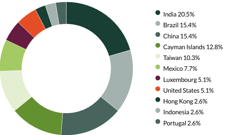Global Emerging Markets Leaders proxy voting Q2 2025 country